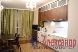 2-комнатная квартира (64м2) в аренду по адресу Ушаковская наб., 3— фото 2 из 9