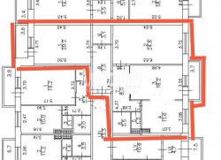 3-комнатная квартира (96м2) на продажу по адресу Кораблестроителей ул., 16— фото 44 из 45