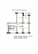 4-комнатная квартира (79м2) на продажу по адресу Дунайский пр., 40— фото 28 из 33