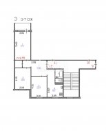 3-комнатная квартира (72м2) на продажу по адресу Приозерск г., Гоголя ул., 38— фото 19 из 24
