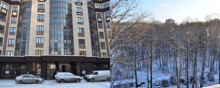 Квартира в новом доме с паркингом. Зеленый район, удобное транспортное сообщение.