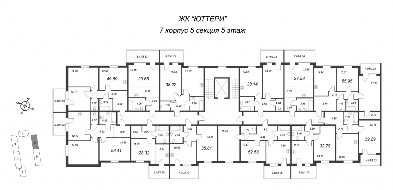 1-комнатная квартира (33м2) на продажу по адресу Понтонная ул.— фото 2 из 4