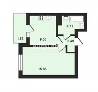 1-комнатная квартира (32м2) на продажу по адресу Плесецкая ул., 10— фото 12 из 13