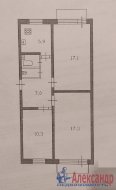 3-комнатная квартира (62м2) на продажу по адресу Красная Долина пос., Центральное шос., 34— фото 11 из 16
