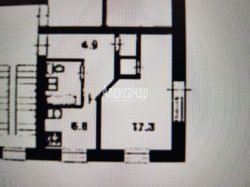 1-комнатная квартира (35м2) на продажу по адресу Ленсовета ул., 89— фото 6 из 7