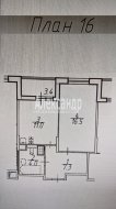1-комнатная квартира (39м2) на продажу по адресу Среднерогатская ул., 16— фото 3 из 21