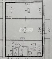 2-комнатная квартира (45м2) на продажу по адресу Космонавтов просп., 15— фото 11 из 13