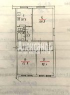 3-комнатная квартира (87м2) на продажу по адресу Выборг г., Кривоносова ул., 11— фото 13 из 17