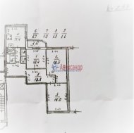3-комнатная квартира (83м2) на продажу по адресу Шуваловский просп., 61— фото 17 из 19