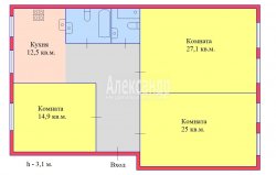 3-комнатная квартира (97м2) на продажу по адресу Загородный пр., 41-43— фото 2 из 23