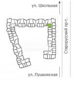 2-комнатная квартира (58м2) на продажу по адресу Шушары пос., Старорусский просп., 11— фото 9 из 11