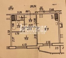 1-комнатная квартира (37м2) на продажу по адресу Комендантский просп., 64— фото 42 из 44