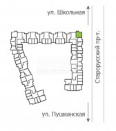 2-комнатная квартира (62м2) на продажу по адресу Шушары пос., Старорусский просп., 11— фото 10 из 12