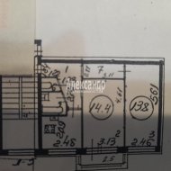 2-комнатная квартира (44м2) на продажу по адресу Бухарестская ул., 31— фото 20 из 21