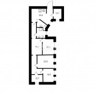 4-комнатная квартира (175м2) на продажу по адресу Обводного канала наб., 132— фото 22 из 25