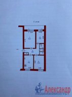 3-комнатная квартира (63м2) на продажу по адресу Лужайка пос., Пограничная ул., 6— фото 11 из 16