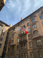 Комната в 5-комнатной квартире (146м2) на продажу по адресу Лиговский пр., 44— фото 10 из 12