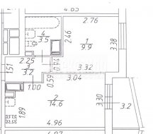 1-комнатная квартира (32м2) на продажу по адресу Арцеуловская алл., 21— фото 7 из 8
