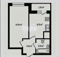 1-комнатная квартира (30м2) на продажу по адресу Русановская ул., 16— фото 7 из 8
