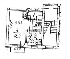 1-комнатная квартира (32м2) на продажу по адресу Энергетиков просп., 28— фото 8 из 10