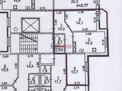 2-комнатная квартира (55м2) на продажу по адресу Сертолово-1 пос., Пограничная ул., 9— фото 22 из 23