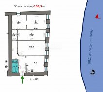 3-комнатная квартира (100м2) на продажу по адресу Петроградская наб., 26-28— фото 30 из 31
