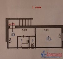 1-комнатная квартира (25м2) на продажу по адресу Выборг г., Гагарина ул., 61— фото 7 из 10