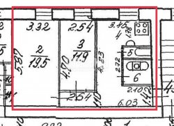 2-комнатная квартира (53м2) на продажу по адресу Красного Курсанта ул., 5— фото 26 из 28