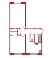 2-комнатная квартира (45м2) на продажу по адресу Бабушкина ул., 76— фото 18 из 19