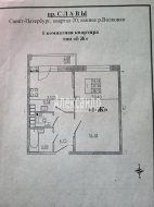 1-комнатная квартира (37м2) на продажу по адресу Славы пр., 55— фото 10 из 11