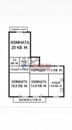3-комнатная квартира (96м2) на продажу по адресу Кораблестроителей ул., 16— фото 23 из 24