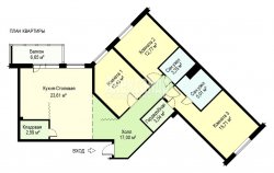 3-комнатная квартира (97м2) на продажу по адресу Медиков просп., 18— фото 3 из 26