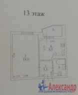1-комнатная квартира (34м2) на продажу по адресу Мурино г., Оборонная ул., 2— фото 21 из 22