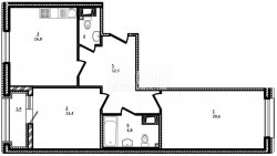 2-комнатная квартира (71м2) на продажу по адресу Кременчугская ул., 13— фото 11 из 12