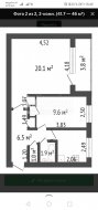 2-комнатная квартира (46м2) на продажу по адресу Витебский просп., 33— фото 15 из 16