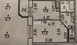 1-комнатная квартира (39м2) на продажу по адресу Маршала Блюхера просп., 7— фото 26 из 27