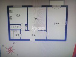 2-комнатная квартира (59м2) на продажу по адресу Красных Зорь бул., 11— фото 6 из 15