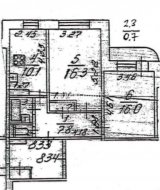 2-комнатная квартира (55м2) на продажу по адресу Доблести ул., 18— фото 8 из 9