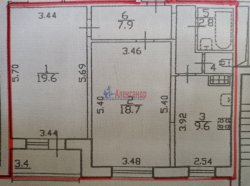 2-комнатная квартира (60м2) на продажу по адресу Шкиперский проток, 20— фото 14 из 21