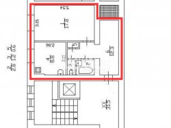 1-комнатная квартира (44м2) на продажу по адресу Большеохтинский просп., 11— фото 34 из 35