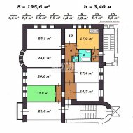 Комната в 8-комнатной квартире (196м2) на продажу по адресу Большой П.С. просп., 44— фото 3 из 24