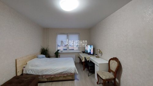 1-комнатная квартира (41м2) на продажу по адресу Бугры пос., Школьная ул., 6— фото 1 из 14