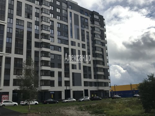 1-комнатная квартира (33м2) на продажу по адресу Кудрово г., Солнечная ул., 12— фото 1 из 13