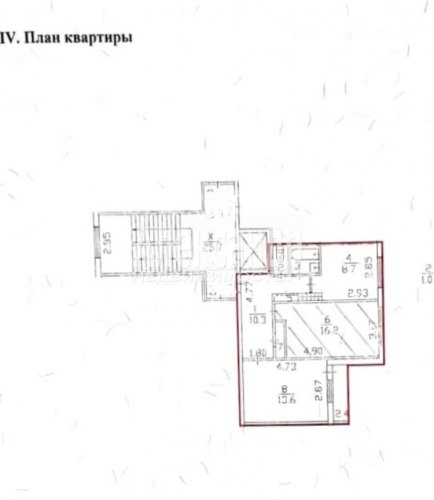 Комната в 2-комнатной квартире (53м2) на продажу по адресу Кузнецова просп., 20— фото 1 из 14