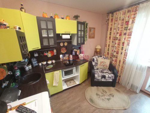 1-комнатная квартира (35м2) на продажу по адресу Шушары пос., Новгородский просп., 6— фото 1 из 24