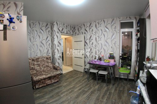 2-комнатная квартира (43м2) на продажу по адресу Мурино г., Шувалова ул., 19— фото 1 из 27