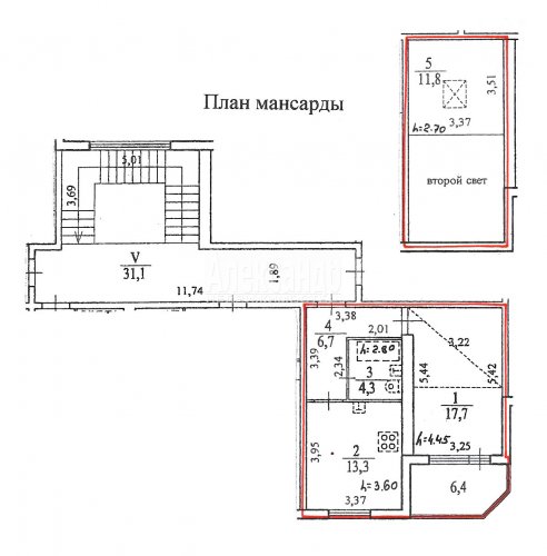 2-комнатная квартира (54м2) на продажу по адресу Сестрорецк г., Николая Соколова ул., 40— фото 1 из 24