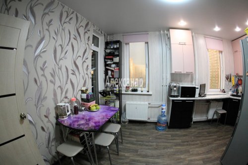 2-комнатная квартира (43м2) на продажу по адресу Мурино г., Шувалова ул., 19— фото 1 из 18