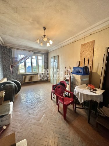 1-комнатная квартира (43м2) на продажу по адресу Ждановская наб., 7— фото 1 из 7