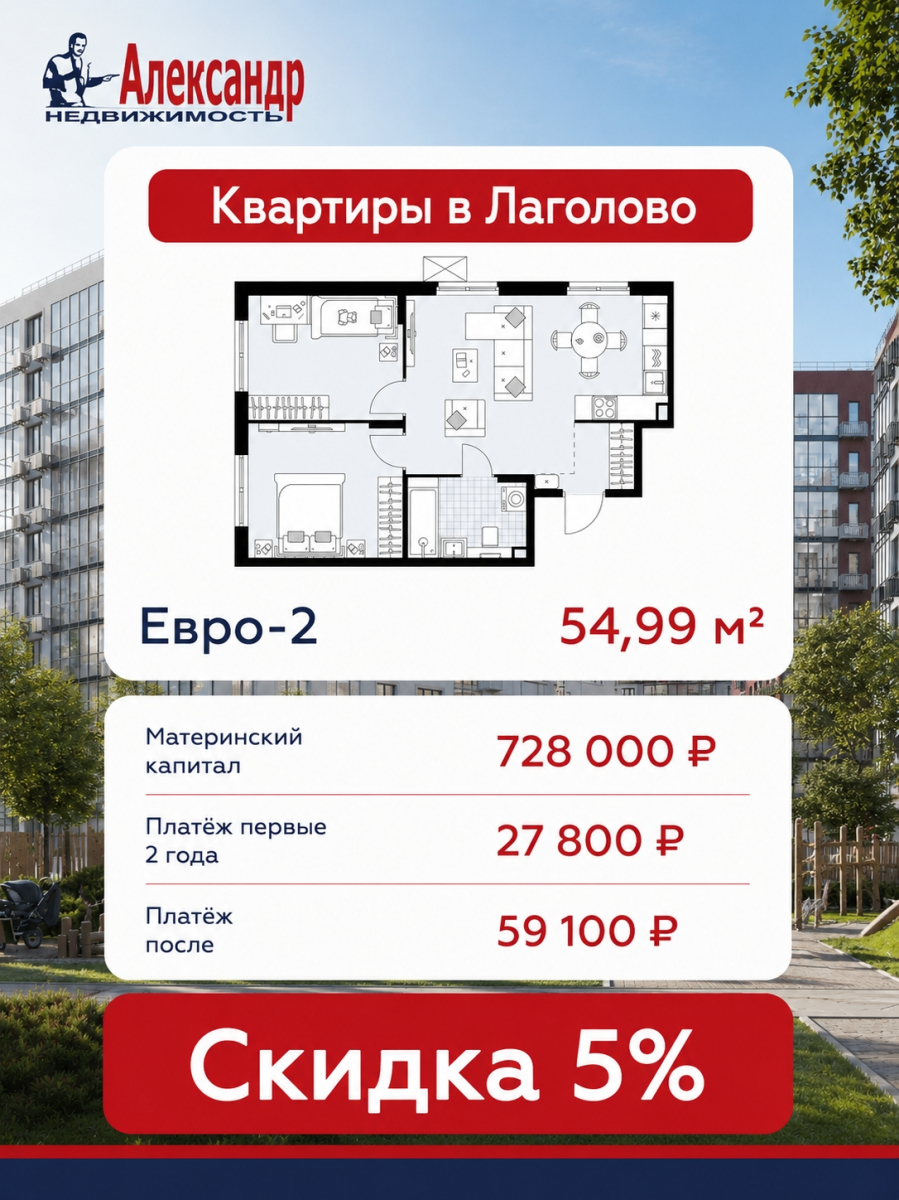 Хватит копить на первоначальный взнос квартиру можно купить уже сейчас! | Фото 3